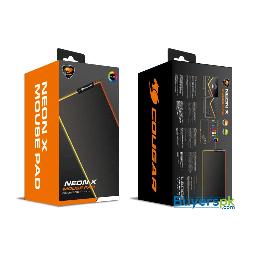 Cougar Neon X Rgb Smooth Cloth Gaming Mouse Pad - Price in Pakistan Cougar Neon X Rgb Smooth Cloth Gaming Mouse Pad - Price in Pakistan